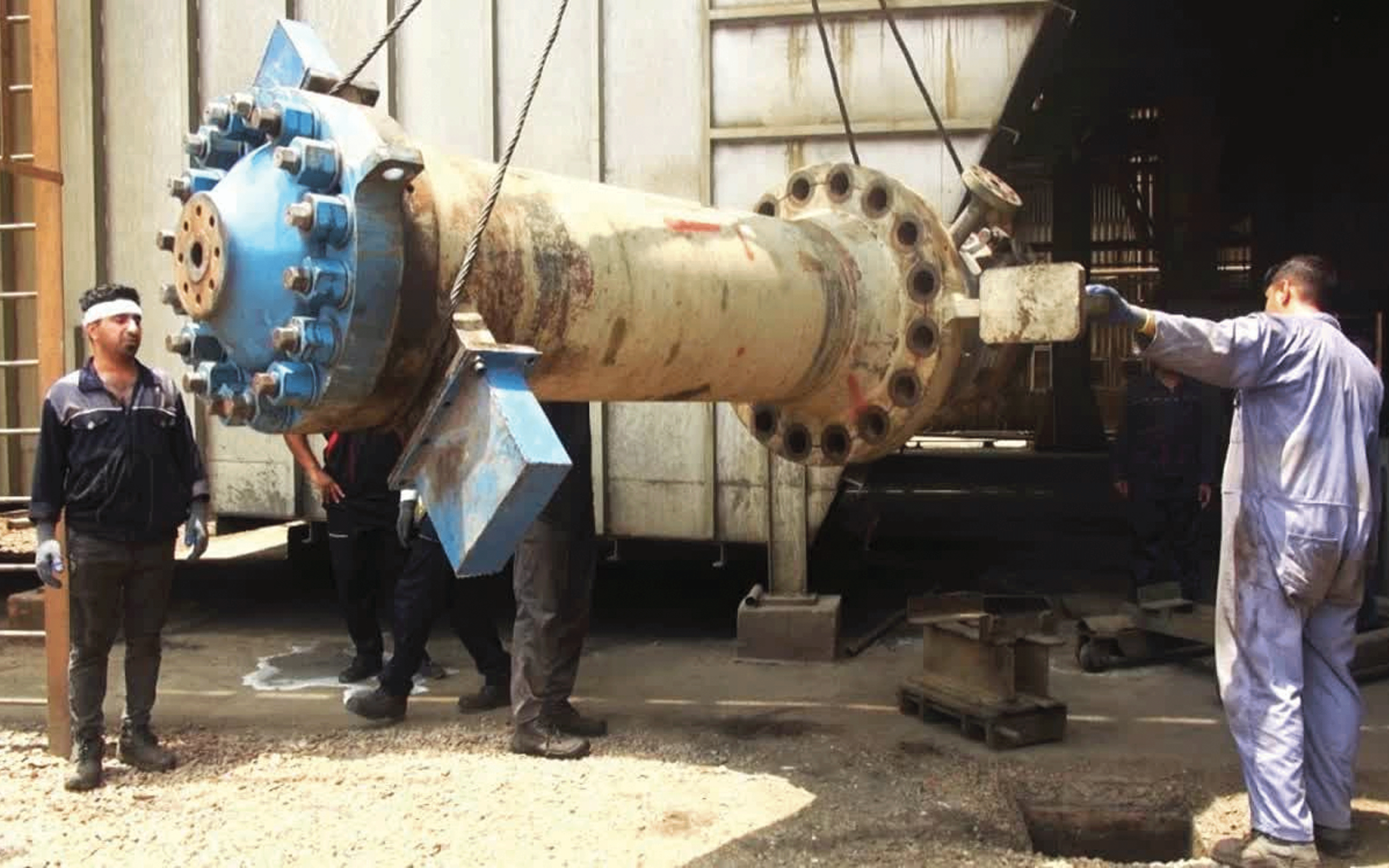 تعمیر و بهینه سازی پمپ آب گردشی بویلر واحد یک بخار نیروگاه بندرعباس