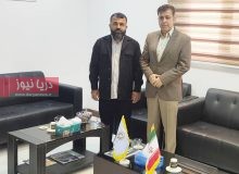 دیدار رئیس شورای اسلامی بخش قلعه قاضی با مدیرکل بنیاد مسکن  هرمزگان