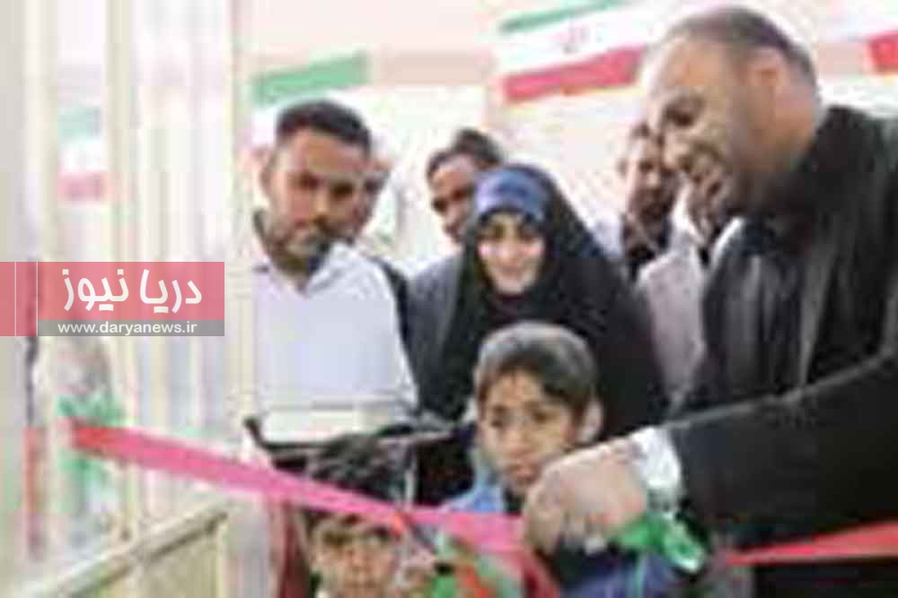 توسعه 3 کلاسه مدرسه ایده در بخش جغین به بهره برداری رسید