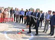 برگزاری آیین کلنگ زنی مدرسه 6کلاسه ایسین