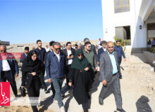 بازدید معاون رییس جمهور و رییس سازمان محیط زیست کشور از تصفیه خانه فاضلاب بندرعباس
