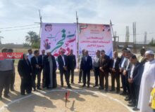 برگزاری آیین کلنگ زنی آموزشگاه ۶ کلاسه لشتغان