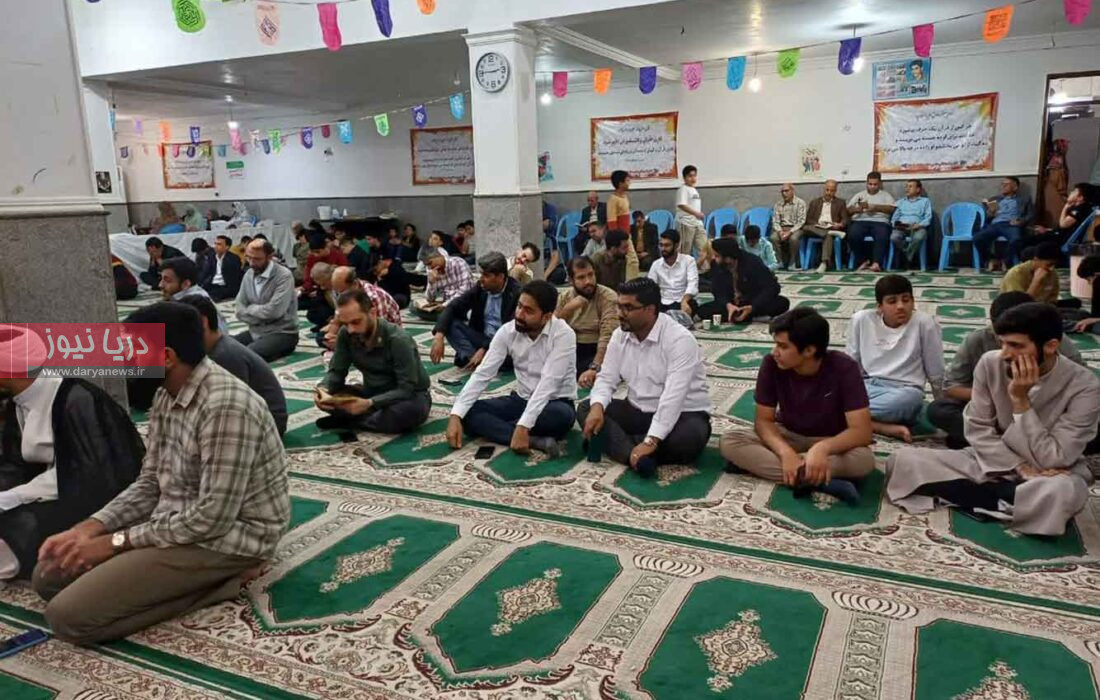 احیای نیمهشعبان با حضور دانشآموزان مدارس نور بندرعباس