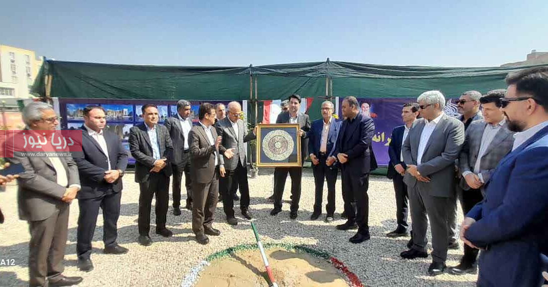 کلنگ هنرستان زمزم به زمین زده شد