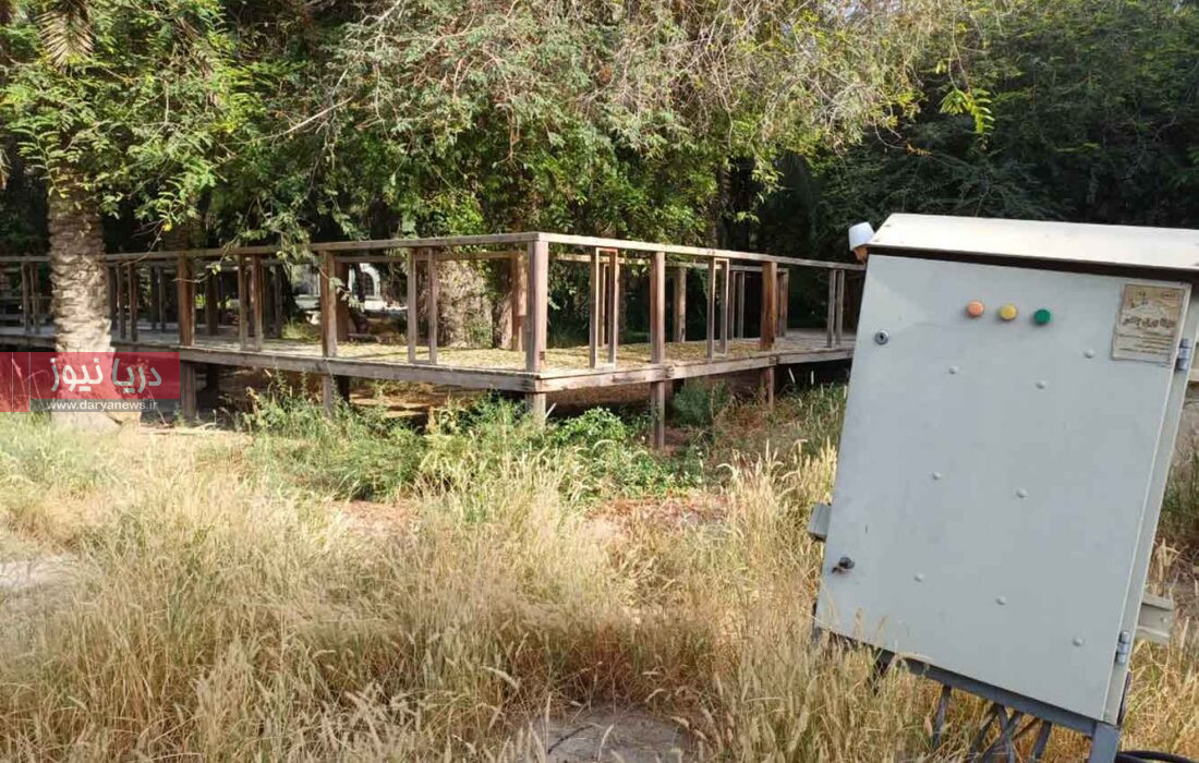 متروکه باغ گلها در بندرعباس