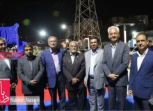 افتتاح بوستان گل سرخ و زمین ورزشی شهید بنی‌اسدی