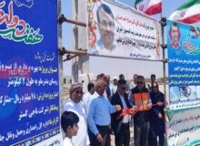 بهره‌برداری از پروژه روشنایی جاده بندرملو