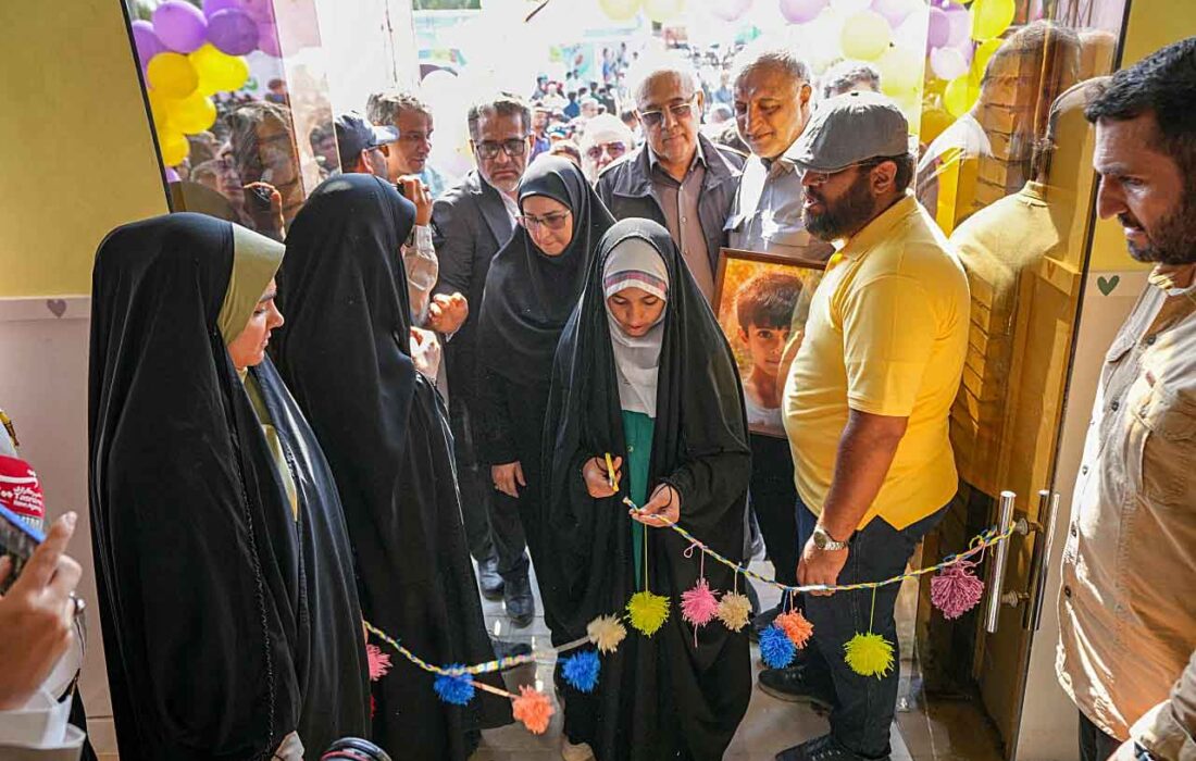 افتتاح مدرسه شجره طیبه میناب