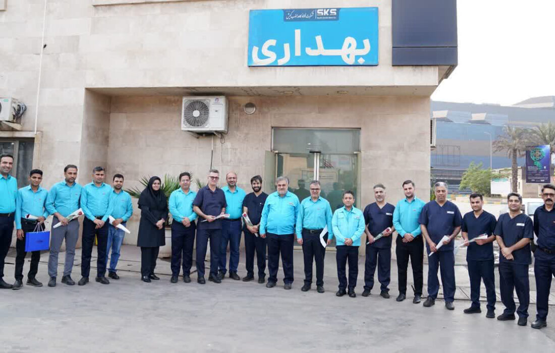 تجلیل از مدافعان سلامت و همکار روشن‌دل شرکت فولاد کاوه جنوب کیش